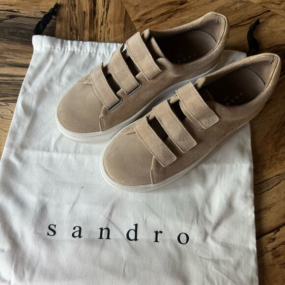 Sandro Anita Suede Sneakers - Picture 1 of 6
